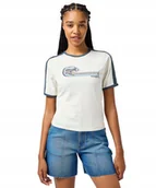 Koszulki i topy damskie - T-shirt Wrangler RINGER TEE 112362579 Vintage White XS - miniaturka - grafika 1