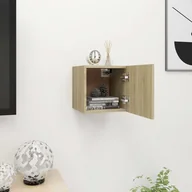 Szafki RTV - vidaXL Lumarko Wisząca szafka telewizyjna, dąb sonoma, 30,5x30x30 cm 804490 - miniaturka - grafika 1