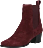 Kozaki damskie - Caprice Damskie 9-25304-45 modne kozaki, bordowe zamszowe, 42 EU, bordowy zamsz, 42 EU - miniaturka - grafika 1