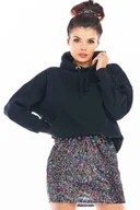 Spódnice - Spódniczka Mini na Gumce z Cekinami - Kolorowa - miniaturka - grafika 1