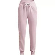 Spodnie i spodenki dla dziewczynek - Spodnie dresowe dziewczęce Under Armour Rival Fleece Joggers - miniaturka - grafika 1