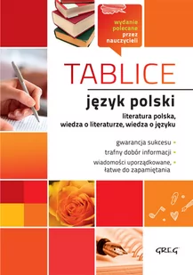 Język Polski Tablice Opracowanie zbiorowe - Materiały pomocnicze dla uczniów - miniaturka - grafika 2