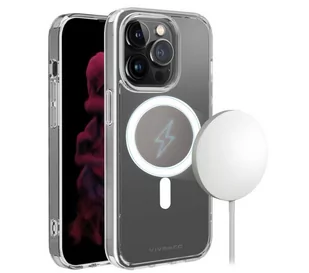 Vivanco Mag Steady Cover do iPhone 14 Pro (przezroczysty) - Etui i futerały do telefonów - miniaturka - grafika 1