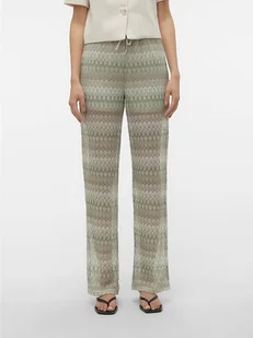 Vero Moda Spodnie "Dicte" w kolorze jasnozielonym - Spodnie damskie - miniaturka - grafika 1