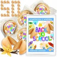 Pieczywo chrupkie - CIASTECZKA Z WRÓŻBĄ SZKOLNE dla uczniów MAGIA LOSU dla dzieci 50 sztuk - miniaturka - grafika 1