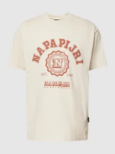 T-shirt z nadrukowanym motywem model ‘QUITO’ - Koszulki męskie - miniaturka - grafika 1