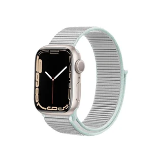 Crong Nylon - Pasek sportowy do Apple Watch 38/40/41 mm (Pastel Grey) - Akcesoria do smartwatchy - miniaturka - grafika 1