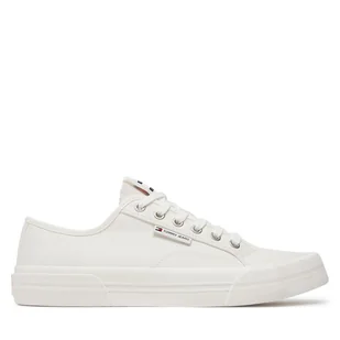 Tenisówki Tommy Jeans EM0EM01365 Biały - Trampki męskie - miniaturka - grafika 1
