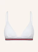 Stroje kąpielowe - Tommy Hilfiger Góra Od Bikini Trójkątnego weiss - miniaturka - grafika 1