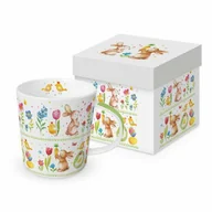 Kubki - DUŻY KUBEK PORCELANOWY Króliki w pracy - Rabbits at work 604691 - miniaturka - grafika 1