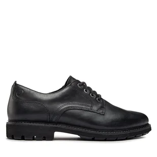 Półbuty Clarks Batcombe Tie 261734347 Czarny - Półbuty męskie - miniaturka - grafika 1