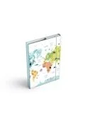Teczka skrzydłowa z gumką A5 Maps - Teczki i skoroszyty - miniaturka - grafika 1