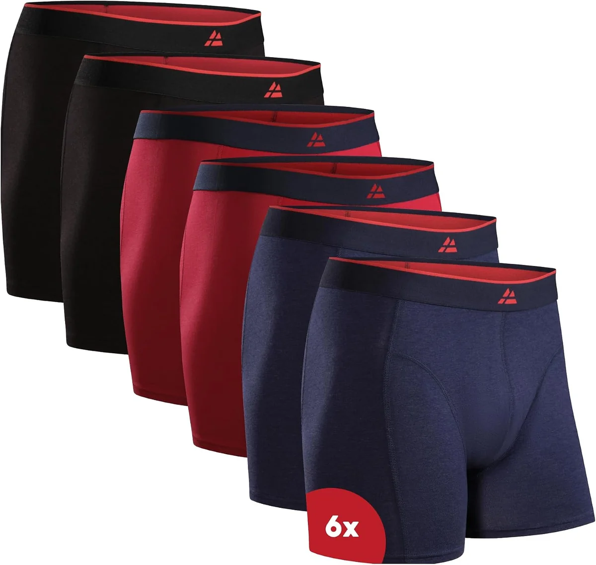 Bokserki bambusowe męskie 4XL oddychające 6 sztuk