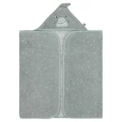 Okrycia kąpielowe dla dzieci - TRIXIE Ręcznik Kąpielowy z Kapturem 70 x 130cm Rekin Baby - miniaturka - grafika 1