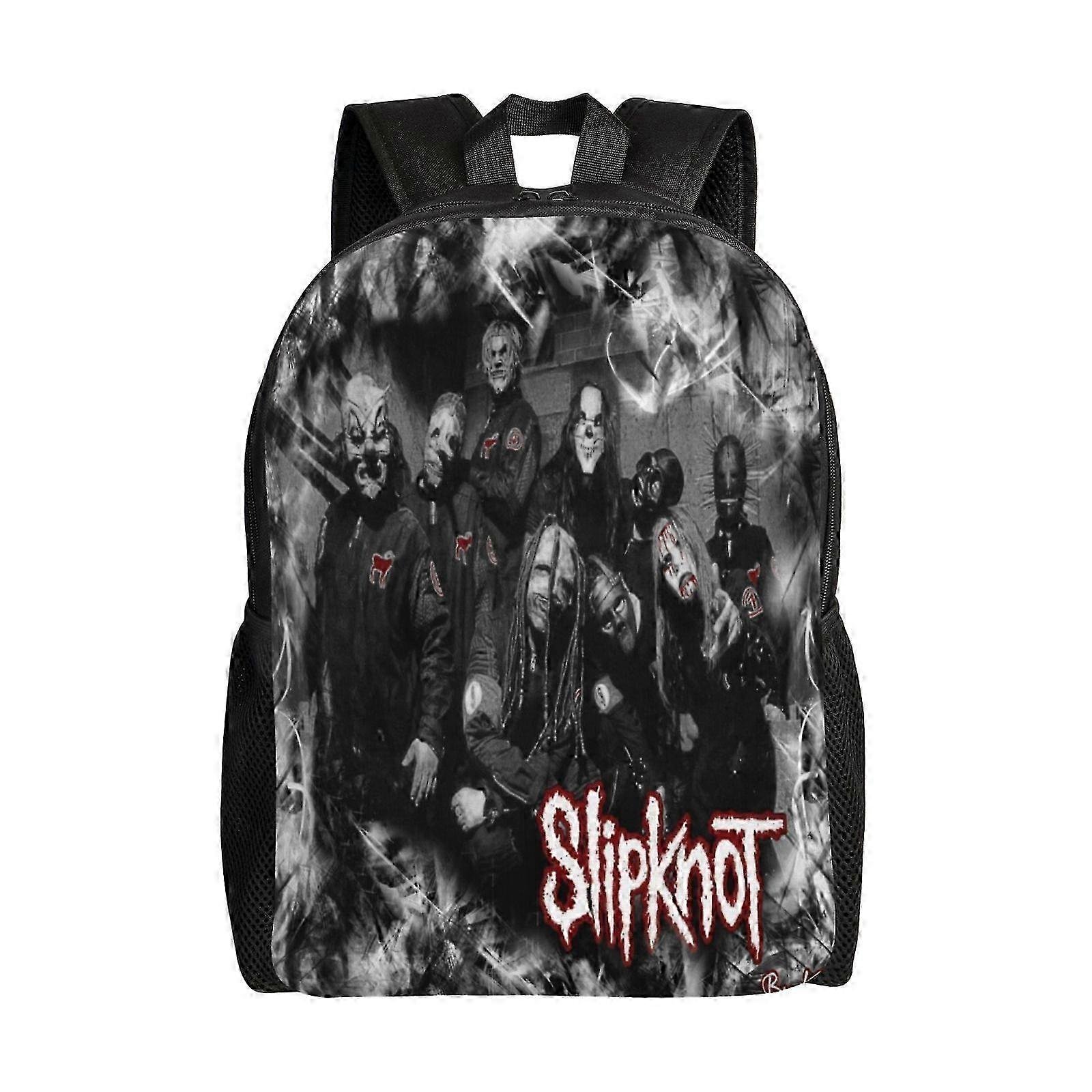 2025 a42 Plecak Slipknot dla mężczyzn i kobiet, stylowy plecak z pełnym nadrukiem, wodoodporna torba na książki do szkoły i na zewnątrz m42