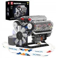 Klocki - KLOCKI TECHNIC V8 OŚMIOCYLINDROWY SILNIK BENZYNOWY 535 el. MOULD KING 10088 - miniaturka - grafika 1