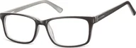 Okulary korekcyjne, oprawki, szkła - Oprawki okulary optyczne korekcja Sunoptic CP150B czarno-szare - miniaturka - grafika 1