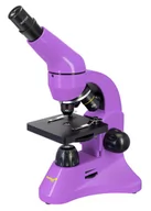 Mikroskopy i lupy - Mikroskop Levenhuk Rainbow 50L Amethyst\Ametyst - miniaturka - grafika 1