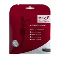 Tenis ziemny - Naciąg do rakiety tenisowej MSV Focus Hex biały set 12 m. - - miniaturka - grafika 1