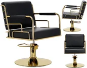 Fotele fryzjerskie - Fotel fryzjerski Zion hydrauliczny obrotowy do salonu fryzjerskiego krzesło fryzjerskie - miniaturka - grafika 1