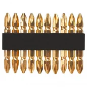 Narzędzia warsztatowe - Topex Grupa sp. z o.o. S.K. Końcówki wkrętakowe PH2 x 60 mm 39D382 /10szt./ - miniaturka - grafika 1