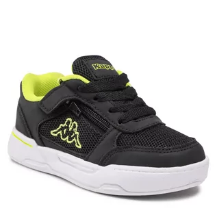 Buty dla chłopców - Sneakersy KAPPA - 260969K Black/Lime 1133 - grafika 1