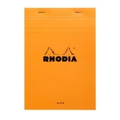 Notesy i bloczki - Blok Rhodia N°16 A5 14,8x21 cm, gładki, pomarańczowy - miniaturka - grafika 1