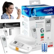 Termometry domowe - Microlife termometr medyczny bezdotykowy bezkontaktowy NC 150 + BATERIE ETUI - miniaturka - grafika 1