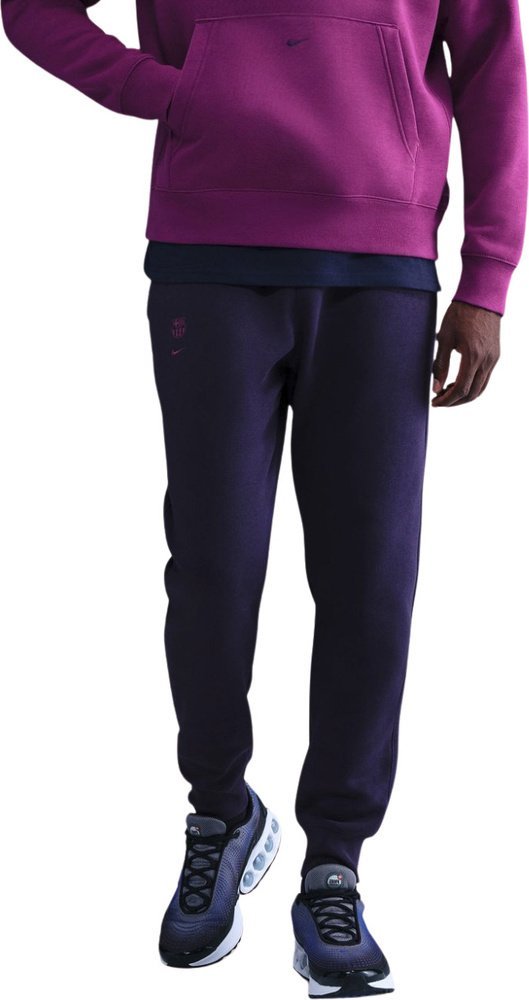 Nike Spodnie męskie Nike FC Barcelona Club fioletowe HM2912 594 M