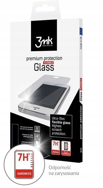 Szkło hybrydowe 3MK FlexibleGlass Apple iPhone 8/7