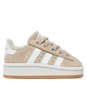 Buty dla chłopców - Sneakersy adidas Campus 00s Comfort Closure JI4394 Beżowy - miniaturka - grafika 1