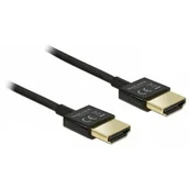 Kable - Delock Kabel z ethernetem 85117 HDMI M HDMI M 0,25m - miniaturka - grafika 1