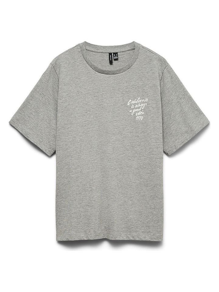 Vero Moda Koszulka w kolorze szarym