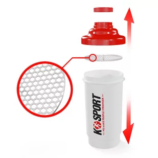 SHAKER 700ml, K-SPORT - Shakery i bidony sportowe - miniaturka - grafika 3