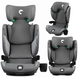 Fotelik samochodowy ISOFIX 100-150 cm wzrostu (15-36 kg) NATT Szary - Foteliki samochodowe - miniaturka - grafika 1