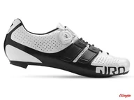 Buty rowerowe - Buty rowerowe Giro Factor Techlace white black - miniaturka - grafika 1