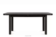 Stoły - Duży stół do salonu rozkładany 140 cm wenge COSPE Konsimo - miniaturka - grafika 1