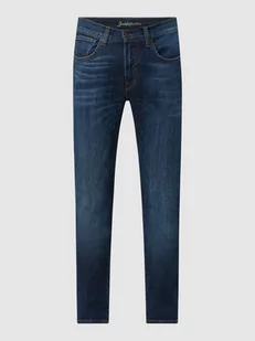 Jeansy o kroju slim fit z dodatkiem streczu model ‘John’ - Spodnie męskie - miniaturka - grafika 1