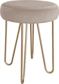 Taborety i hokery - Atos Taboret Venus HAIRPIN noga złota MG09 - miniaturka - grafika 1