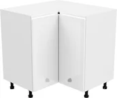 Szafki kuchenne - Aspen D90N szafka dolna narożna biały połysk - miniaturka - grafika 1