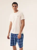 Piżamy damskie - Piżama Dock 42616 Biała - miniaturka - grafika 1