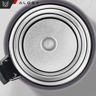 Termos butelka bidon termiczny 800ml do kawy herbaty yerba mate LED sitko smyczka Alogy wyświetlacz Czarny - Części i akcesoria do laptopów - miniaturka - grafika 10