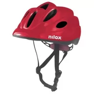 Kaski rowerowe - Nilox NILOX Led Czerwony dla dzieci - miniaturka - grafika 1