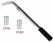 Narzędzia samochodowe - Wzmacniany Klucz do Kół Teleskopowy 17x19 i 21x23 - miniaturka - grafika 1