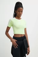 Koszulki sportowe damskie - adidas Originals t-shirt damski kolor zielony IP0659 - miniaturka - grafika 1