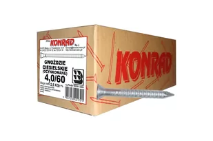 Gwóźdź ciesielski 4.0x60 mm (2.5 kg) - Gwoździe - miniaturka - grafika 1