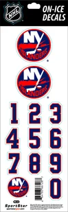 Numery na kasku Sportstape  ALL IN ONE HELMET DECALS - NEW YORK ISLANDERS - Hokej - miniaturka - grafika 1