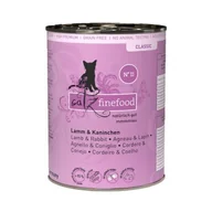 Mokra karma dla kotów - Catz finefood mokra karma dla kota Classic Adult Nr 11 Jagnięcina i królik 24x400 g - miniaturka - grafika 1