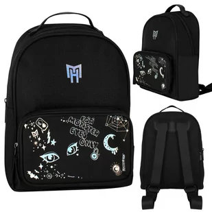 Monster High czarny plecak przedszkolny dla dziewczynki 25x28x10cm STARPAK - Plecaki szkolne i tornistry - miniaturka - grafika 1