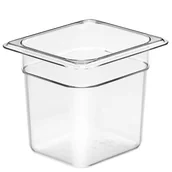 Pojemniki kuchenne - Cambro POJEMNIK Z POLIWĘGLANU CAMWEAR GN 1/6 2,2 l, 176 x 162 x 150 mm - miniaturka - grafika 1